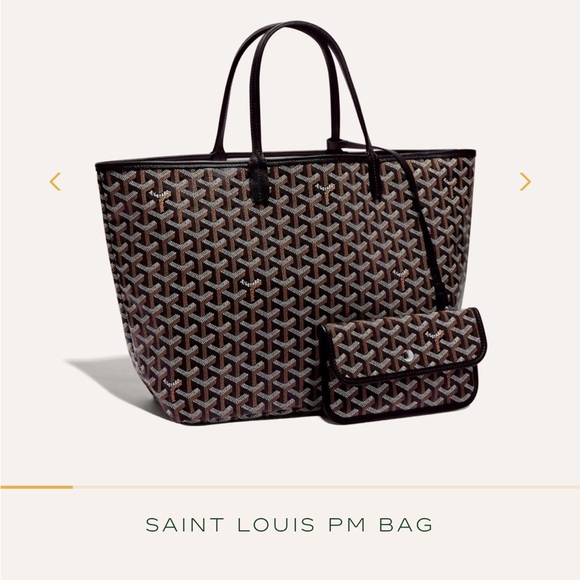 Goyard Handbags - Goyard Saint Louis PM Tote - Black and Brown new with tags, authentic!